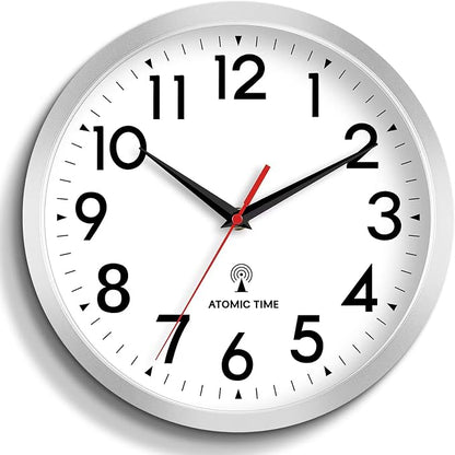 DAXSMY Atomic Wall Clock Analog 14 Inch Battery Operated Modern Decorative by DAXSMY