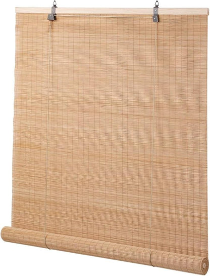 Bamboo Roller Blinds Shades, Outdoor Bamboo Roll Up, Vertical Lifting, by BAYUE