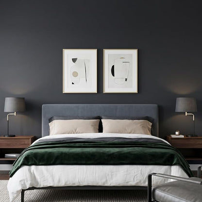 FUKU MON 24"x394" Dark Grey Wallpaper Matte Solid Gray Contact Paper - Image 2