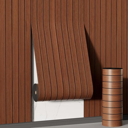 Arthome Peel and Stick Slat Wall Panels 15.7 "x400, Self-Adhesive PVC Wood by ArthomeWALLDECOR