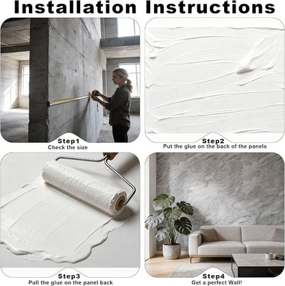 3D Wall Panels - 1PCS 7.9"x11.8" Faux Stone Wall Covering - MCM Modified Clay - Image 6