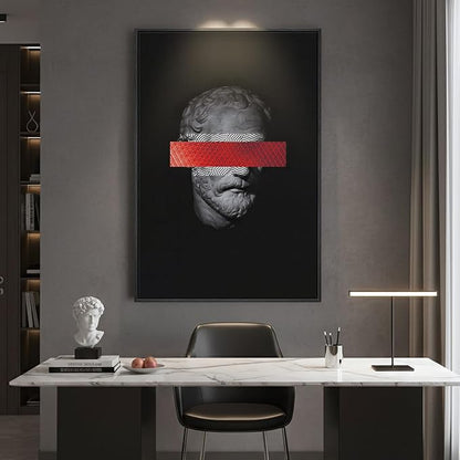 Framed Modern Wall Art, Large Minimalist Canvas Prints Paintings - Image 5
