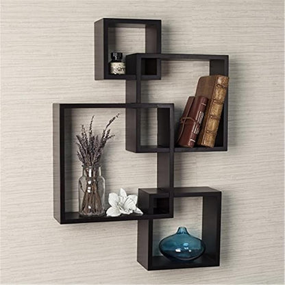 Danya B. BR1023ES Decorative Wall Mount Floating Intersecting Cube Accent Wall by DANYAB