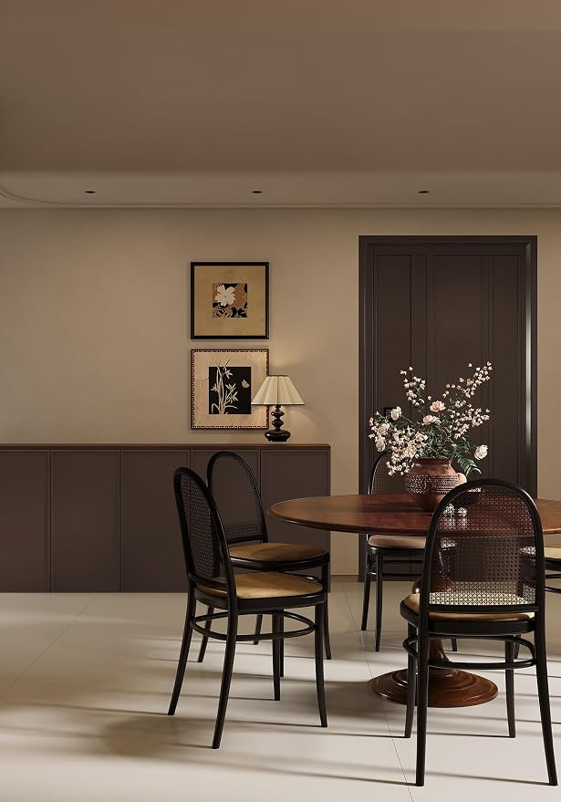 Dimoon 78.7''x17.7''Coffee Brown Peel and Stick Wallpaper Contact Paper Modern - Image 7