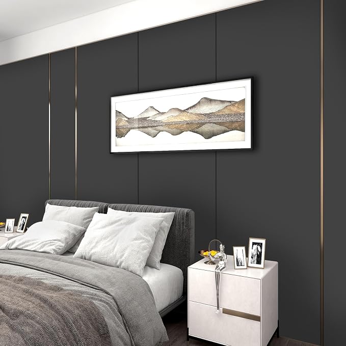 practicalWs 15.7"x 590.5" Grey Wallpaper Self Adhesive Peel and Stick Wall - Image 4