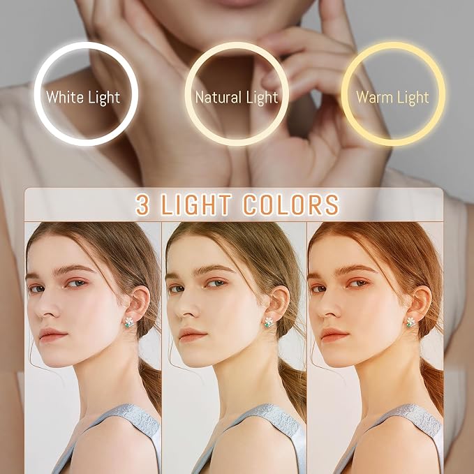 Auxmir 1X/30X Wall Mounted Makeup Mirror - Image 3