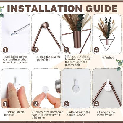 Jexine 4 Pcs Hanging Planters - Image 3