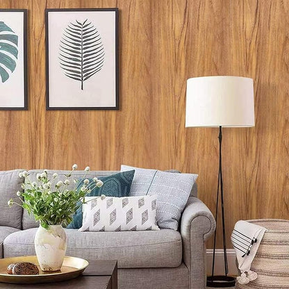 COSNIGHT 23.6" ×118" Wood Grain Wallpaper Peel and Stick Vinyl Film Self - Image 2