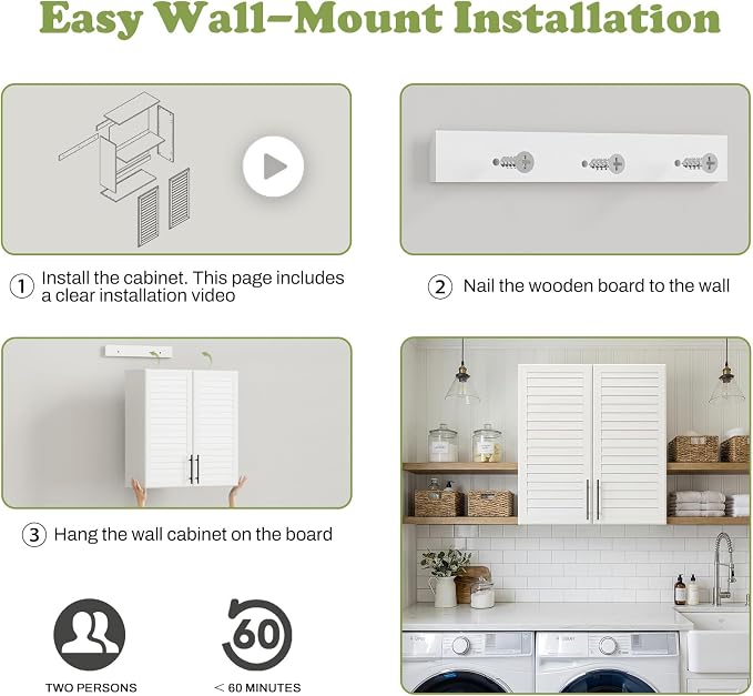 Furnaza Laundry Room Wall Cabinet - Image 3