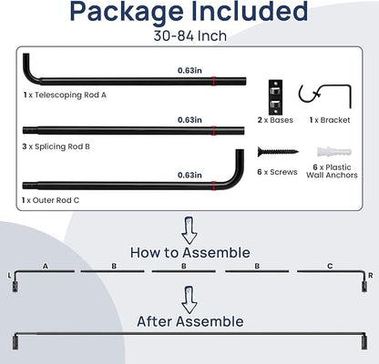 ENJOYBASICS Blackout Curtain rod - Image 8