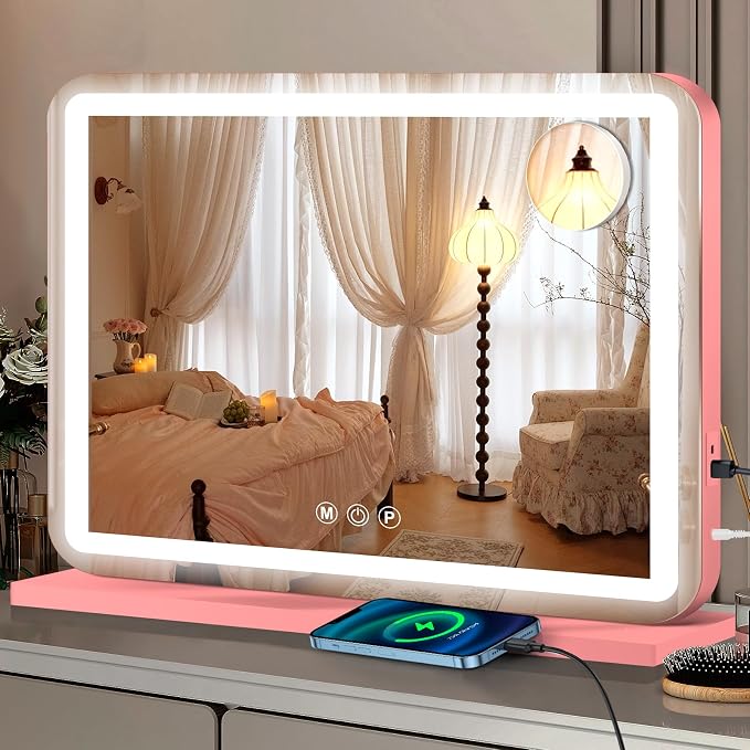 Ratsamee 23"x18" Pink Vanity Mirror - Image 7