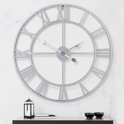LEIKE 32" Large Modern Wall Clocks, Nearly Silent, Little Ticking, Battery - Image 3