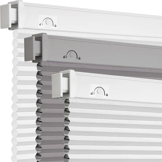 Grandekor No Drill Cordless Cellular Shades, No Tools Blinds by Grandekor