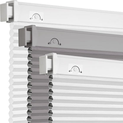 Grandekor No Drill No Tools Cordless Cellular Shades, 36.5" W x 64" H, UV by Grandekor