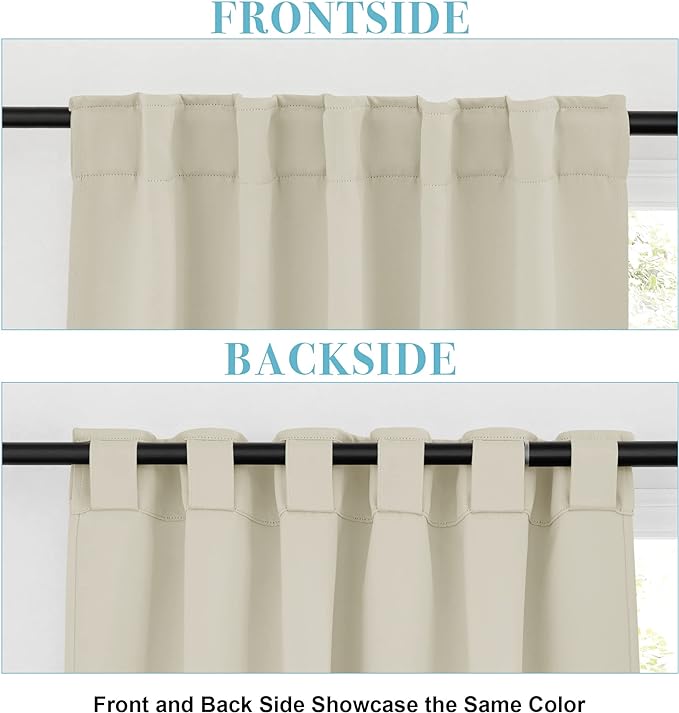 RYB HOME Blackout Curtains for Bedroom, Window Shades Thermal Insulating - Image 6