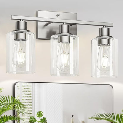 MOKATNG 3-Light Bathroom Light Fixtures, Vanity Light by Bathroomlightfixtures