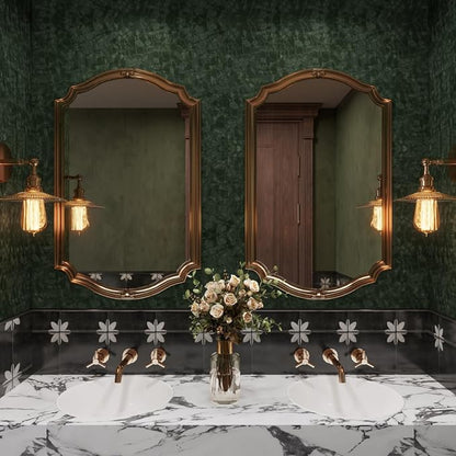 Abyssaly Dark Green Peel and Stick Wallpaper - Image 9