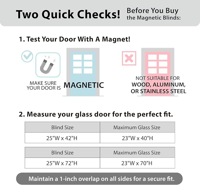 DEZ FURNISHINGS Cordless No Tools 1" Magnet Mini Blinds - Image 5
