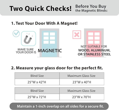 DEZ FURNISHINGS Cordless No Tools 1" Magnet Mini Blinds - Image 5