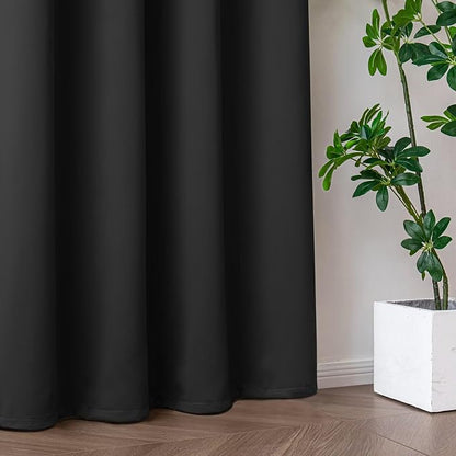 IGEMAEVE Blackout Sliding Door Curtains 84 Inch Length, Extra Wide Room Divider - Image 7