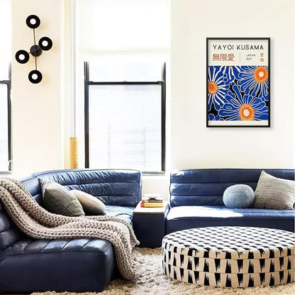 Yayoi Kusama Print Vintage Japanese Wall Art Abstract Yayoi Kusama Poster - Image 4