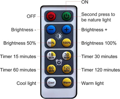 2 PACK Picture Light for Painting Battery - Image 8