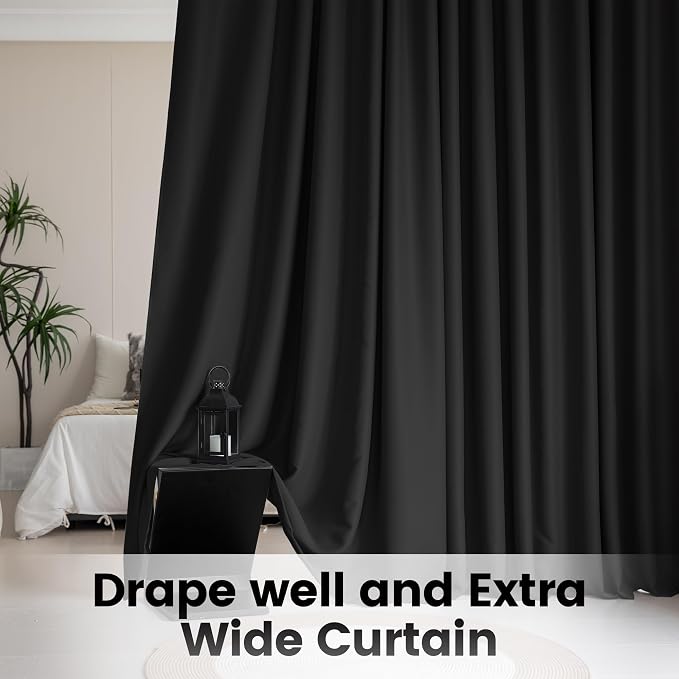 Extra Wide Room Room Divider Curtains, Theater Curtains - Image 3