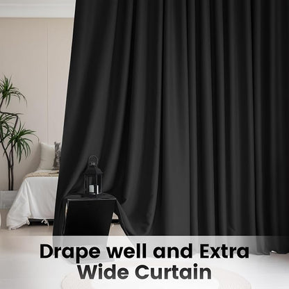 Extra Wide Room Room Divider Curtains, Theater Curtains - Image 3