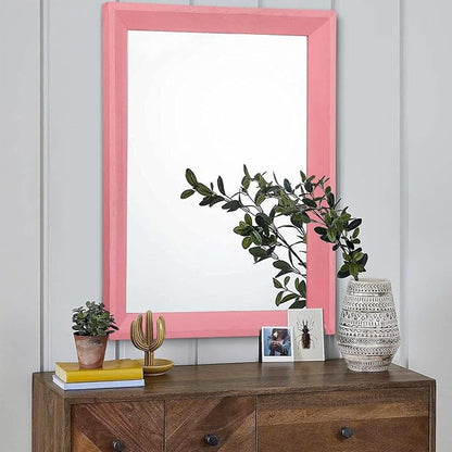 AAZZKANG Rectangle Mirror with Wood Frame Modern Farmhouse Wall Mirrors Decor - Image 3