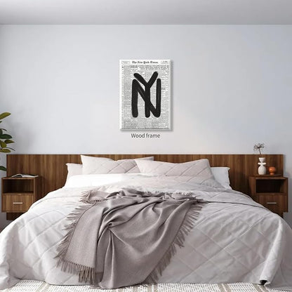 Black and White Newspaper Wall Art Vintage New York City Poster Trendy - Image 5