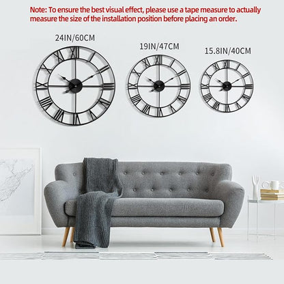LEIKE 16" Large Wall Clocks Battery Operated, Round Modern Silent Non-Ticking - Image 2