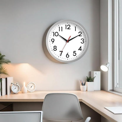 DAXSMY 14 Inch Wall Clock Large Battery Operated Big Silent Non Ticking Analog - Image 6