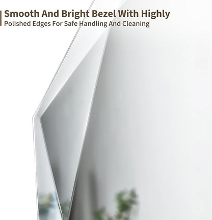 Suidia Bathroom Mirror, Frameless Bathroom Mirror - Image 9