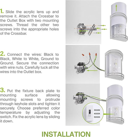 ASD LED Indoor Wall Mount Light Fixture - Image 8