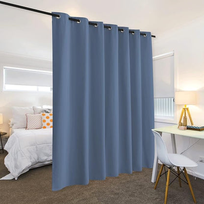 RYB HOME Privacy Curtain for Sliding Glass Door, Light Block Noise Reduce - Image 3