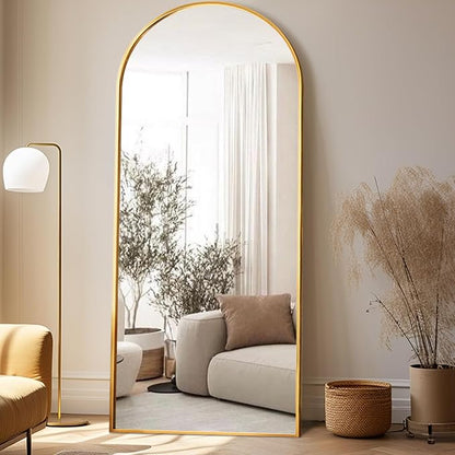 Rowjut Large 71"x30" Arched Full Length Mirror, Living Room, Wall Mounted & - Image 8