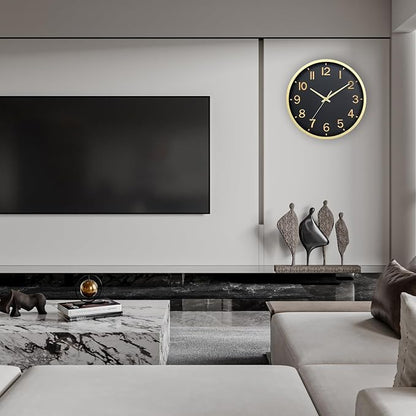 Wall Clocks Battery Operated 12 inch Modern Wall Clock, Silent Non Ticking Wall - Image 7