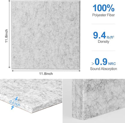 Sonicism 12 Pack Acoustic Wall Panels - Image 6