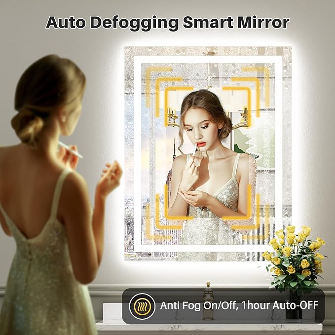 30x36 Inch LED Bathroom Mirror - Image 5