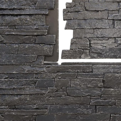 EverStone Acadia Ledge Faux Stone Panel, Dark River Color - Image 9
