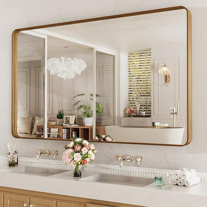 LOAAO 60X30 Inch Bathroom Mirror by LOAAO