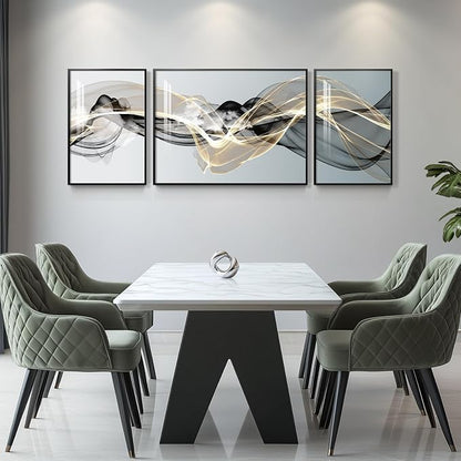 Large Framed Modern Luxury Abstract Wall Art - Image 4