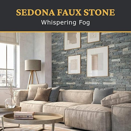 AZ Faux High-Density Polyurethane Faux Stone Interlocking Right Endcap - Image 2