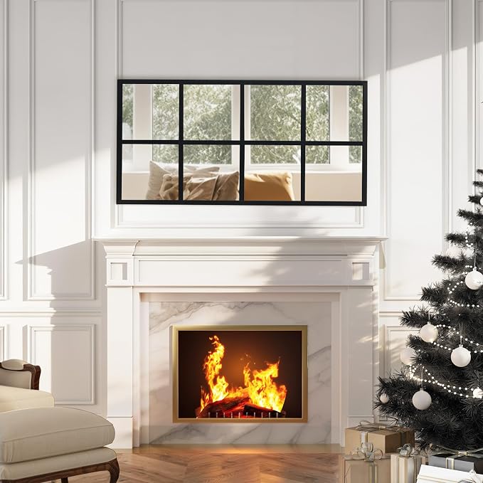 DUMOS Window Pane Mirror, 16x32 Inch Mirrors - Image 7