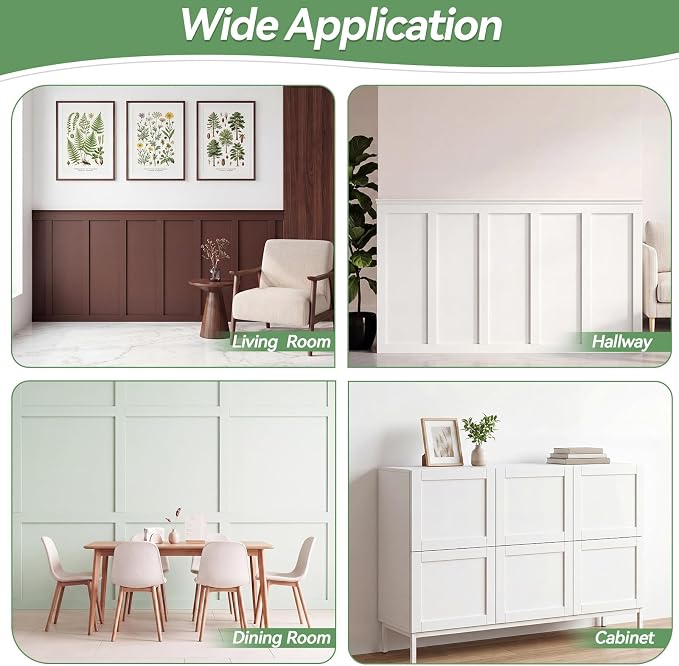 12 Pcs MDF Board and Batten Wall Panel Kits - Image 6