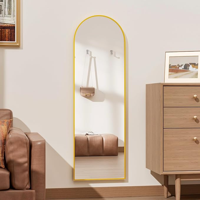 Rowjut Full Length Door Mirror, Wall Mounted Wall Mirrors, Cloakrooms, etc. - Image 2