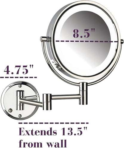 JERDON Wall-Mounted Vanity Mirror - Image 3
