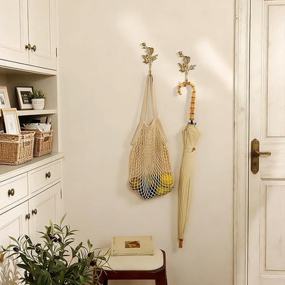 SOFFEE DESIGN 2pcs Metal Gold Coat Hooks - Image 3