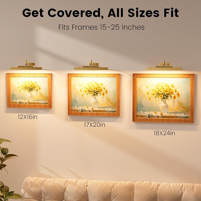 4 Pack Art Light Set, Remote Control Timer 3 Color Temps - Image 7
