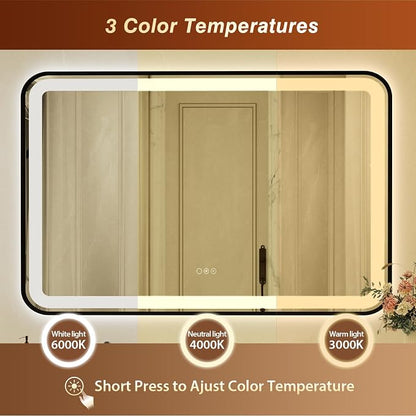 32x55 Inch LED Bathroom Mirror - Image 4